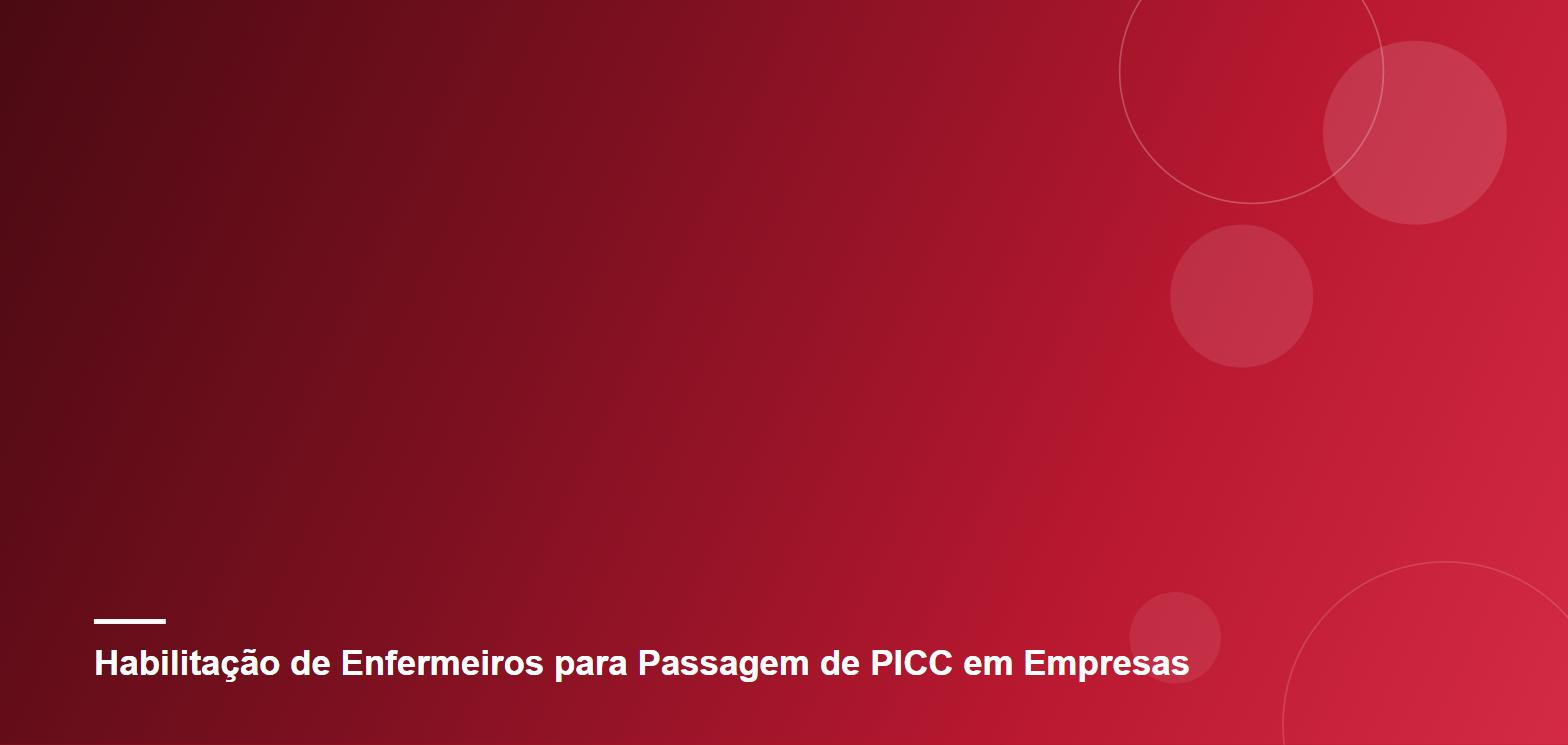 Habilitação de Enfermeiros para Passagem de PICC em Empresas