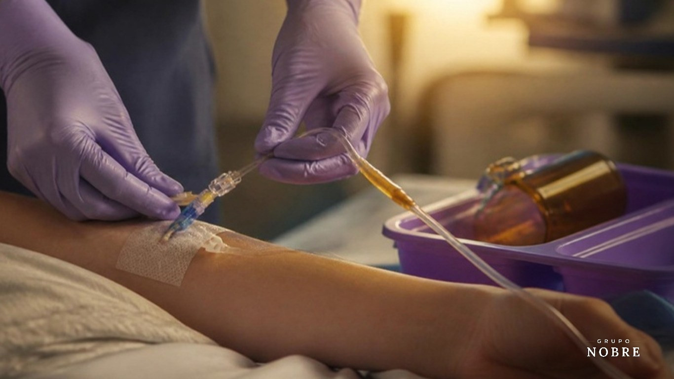 PICC para vesicantes e soluções hiperosmolares
